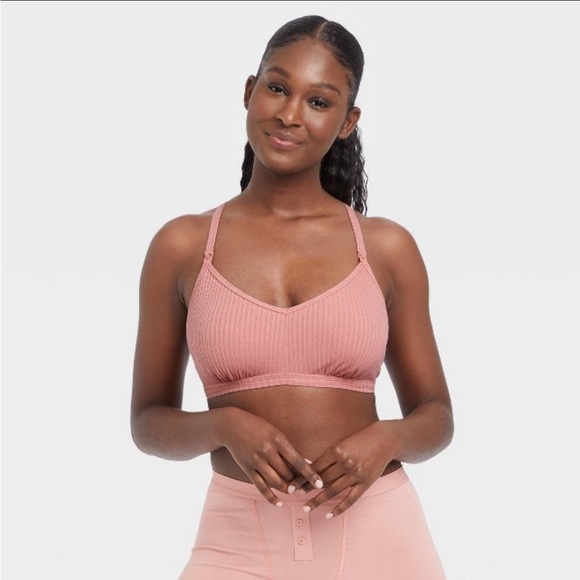 Set of 2!!! Women's Nursing Bralette - Auden Rose XS - Picture 4 of 7